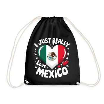Mexico Mexico Mexican Spanish - Drawstring Bag - black - Front