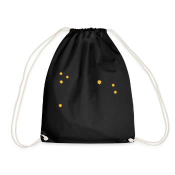 astronomy_aries_ariete - Sac de sport léger - noir - Devant