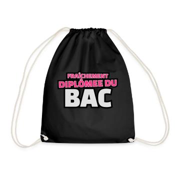 fraîchement diplomée du bac - Sac de sport léger - noir - Devant