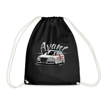 RS4 B7 A4 low style skulldriver tuning car avant - Drawstring Bag - black - Front