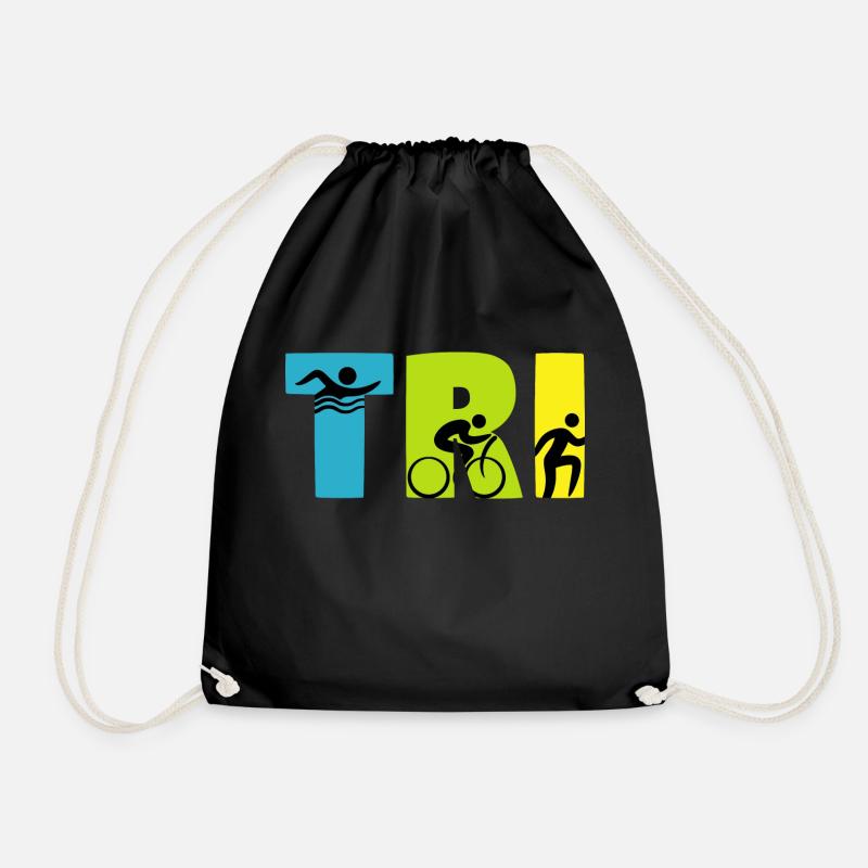 triathlon - Turnbeutel - Schwarz
