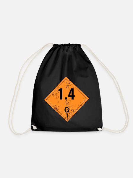Fireworks New Year's Eve Pyro 1.4 - Drawstring Bag - black