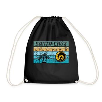 Santa Cruz Surfer Vintage - Turnbeutel - Schwarz - Vorne