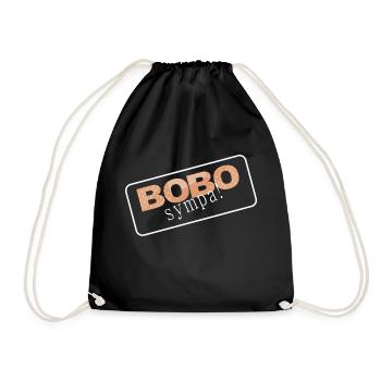 Nice Bobo - Drawstring Bag - black - Front
