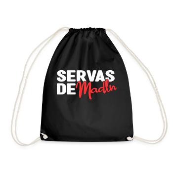 Servas de Madln - Turnbeutel - Schwarz - Vorne