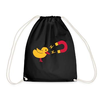 Logo Chick Magnet Womanizer - Sac de sport léger - noir - Devant