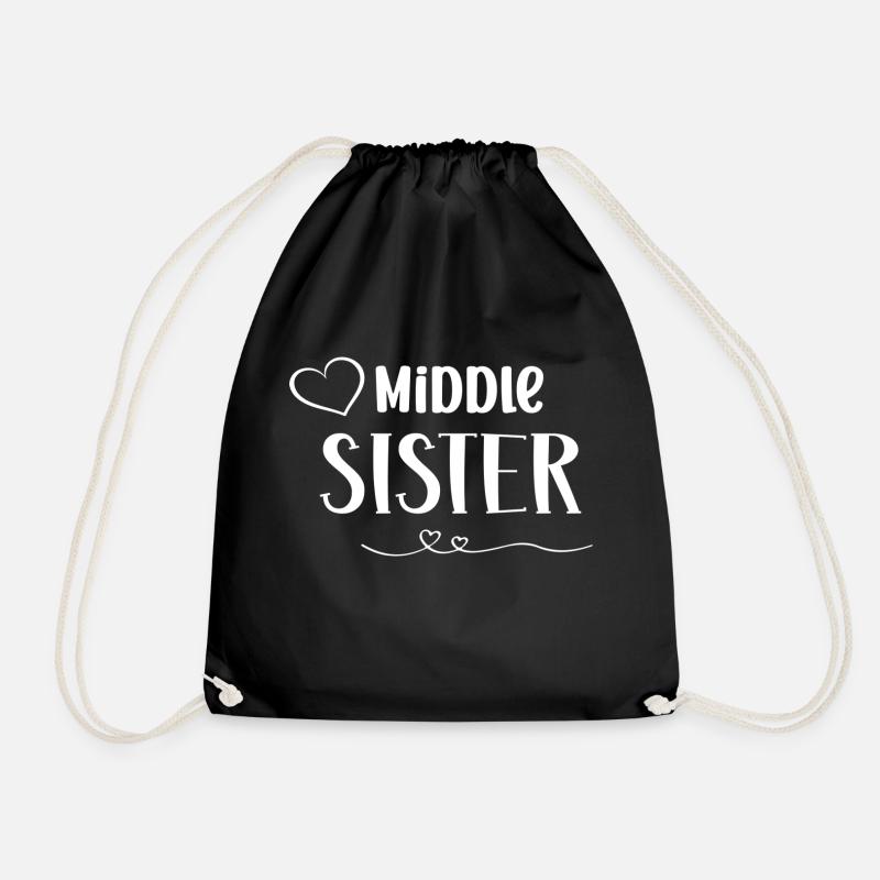 Middle Sister - Turnbeutel - Schwarz
