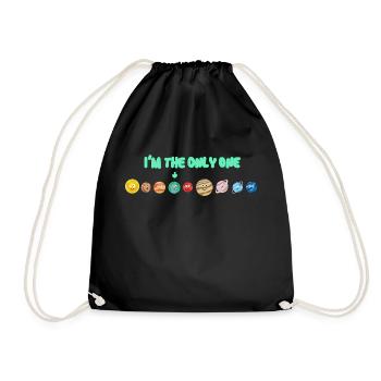 Pas de seconde terre - Sac de sport léger - noir - Devant