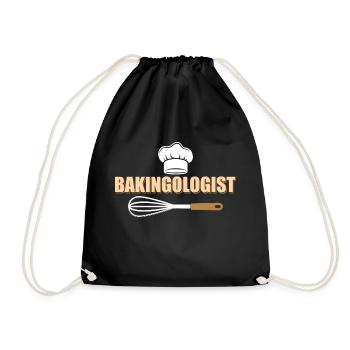 Bakingologist Cookie Pastry Baking Cake - Turnbeutel - Schwarz - Vorne