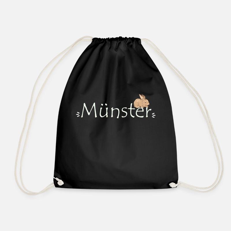 Münster Hase - Turnbeutel - Schwarz
