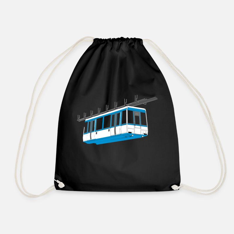 Dortmund H-Bahn - Drawstring Bag - black