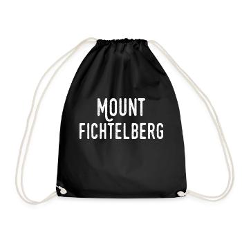 Mount Fichtelberg - Turnbeutel - Schwarz - Vorne