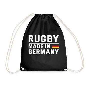 Rugby fabriqué à partir de rugby allemand - Sac de sport léger - noir - Devant
