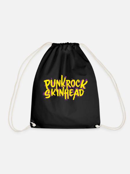 Punkrock Skinhead - Turnbeutel - Schwarz