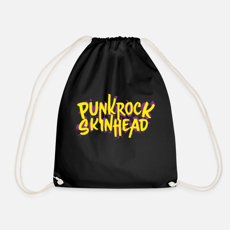 Punkrock Skinhead - Turnbeutel - Schwarz