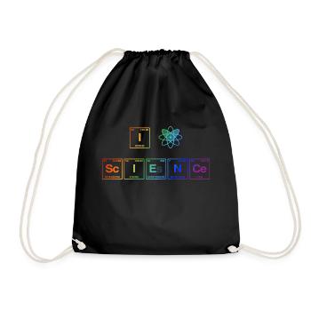 I LOVE SCIENCE - Éléments système perdiode LGBTQ - Sac de sport léger - noir - Devant