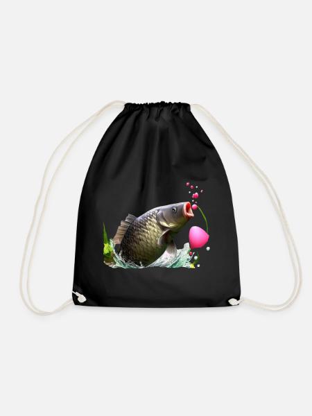 Roi de la carpe - Sac de sport léger - noir