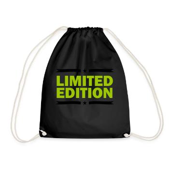 Limited Edition - Drawstring Bag - black - Front