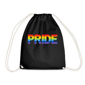 Rainbow Pride - Turnbeutel - Schwarz - Vorne