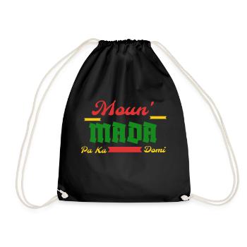 Moun Mada pa ka domi - Sac de sport léger - noir - Devant