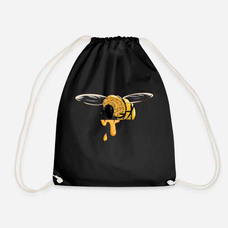 Safe the Bees - Turnbeutel - Schwarz
