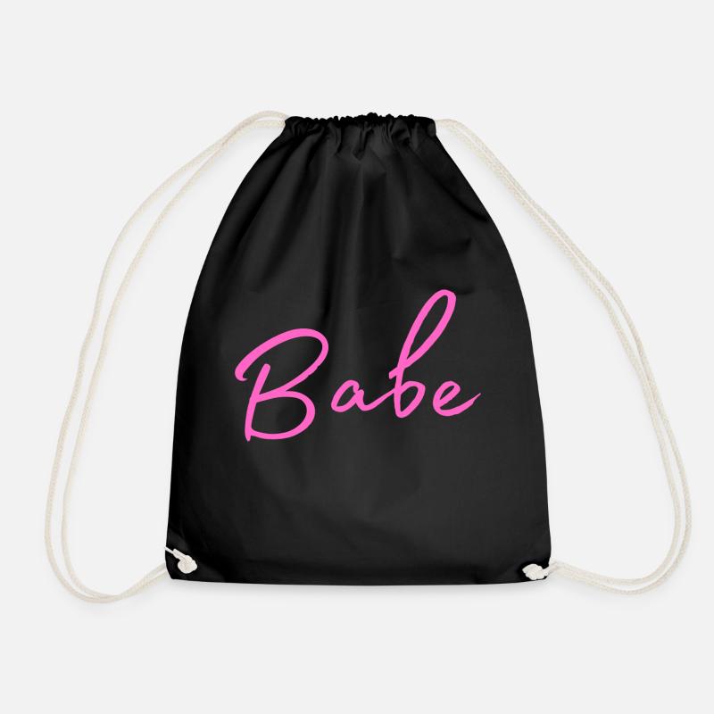 Babe - Turnbeutel - Schwarz