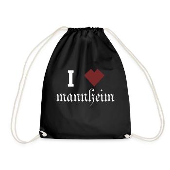 Mannheim Monnem Mannheimat - Sac de sport léger - noir - Devant