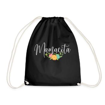 Mamacita - Grand-maman Maman Fête des Mères - Sac de sport léger - noir - Devant