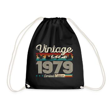 45ème Anniversaire Légende Millésime 1979 Millésime 79 - Sac de sport léger - noir - Devant