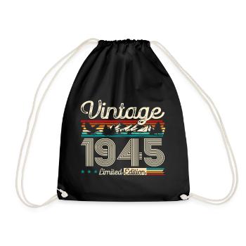 80ème Anniversaire Légende Millésime 1945 Vintage 45 - Sac de sport léger - noir - Devant