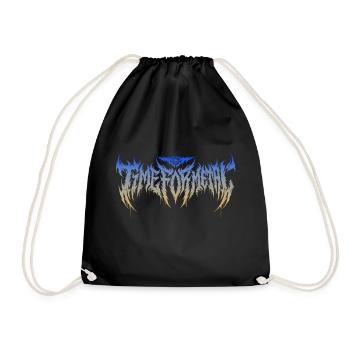 Time For Metal - Death Metal Logo - Turnbeutel - Schwarz - Vorne