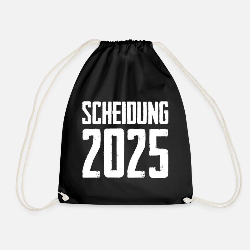 Scheidung 2025 - Turnbeutel - Schwarz