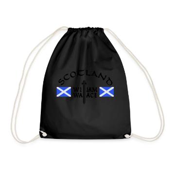 Scotland William Wallace - Drawstring Bag - black - Front