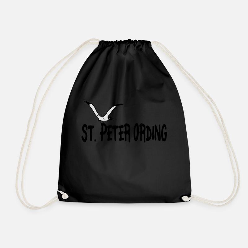 St Peter Ording - Turnbeutel - Schwarz
