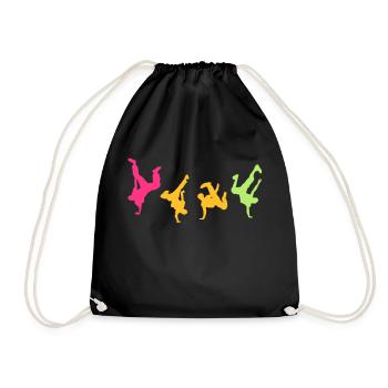 break dance hip hop danseur16 - Sac de sport léger - noir - Devant