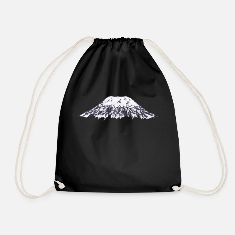Kilimanjaro Berg Afrika Geschenk - Turnbeutel - Schwarz