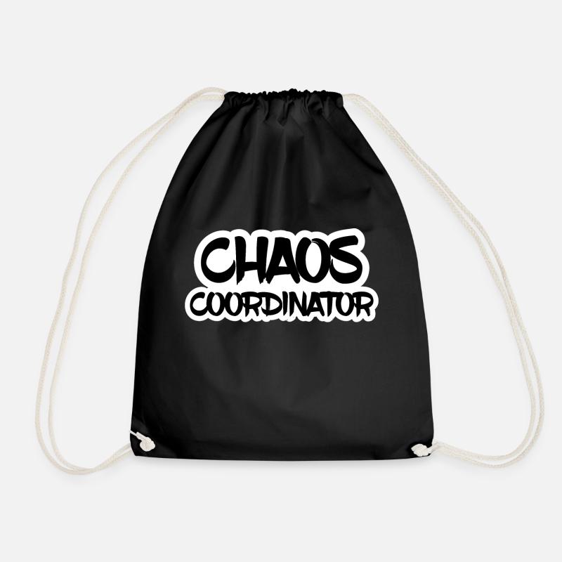 Chaos coordinator Chaos Preprogrammed w - Drawstring Bag - black