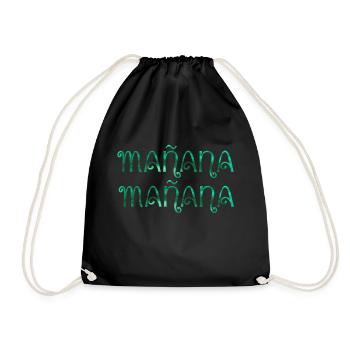 Mañana mañana - Sac de sport léger - noir - Devant