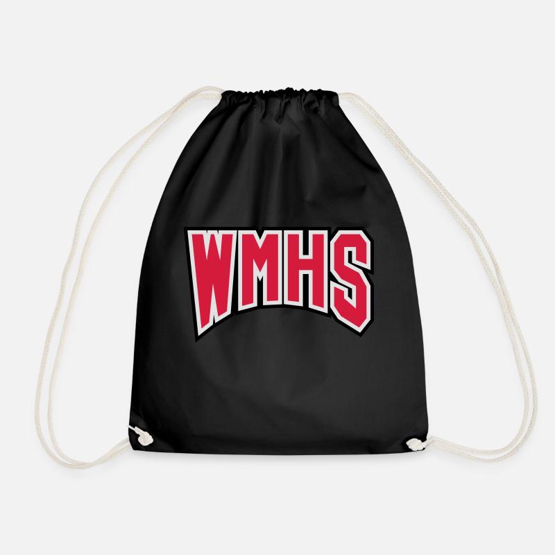 WMHS - Drawstring Bag - black