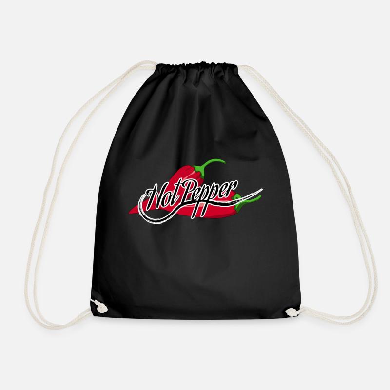Chilli - Drawstring Bag - black
