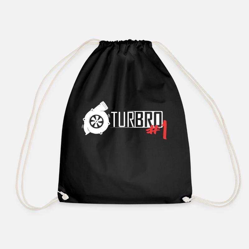 Turbo Boost TurBRO #1 - Turnbeutel - Schwarz