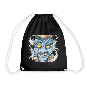 Fudo Myoo - Drawstring Bag - black - Front
