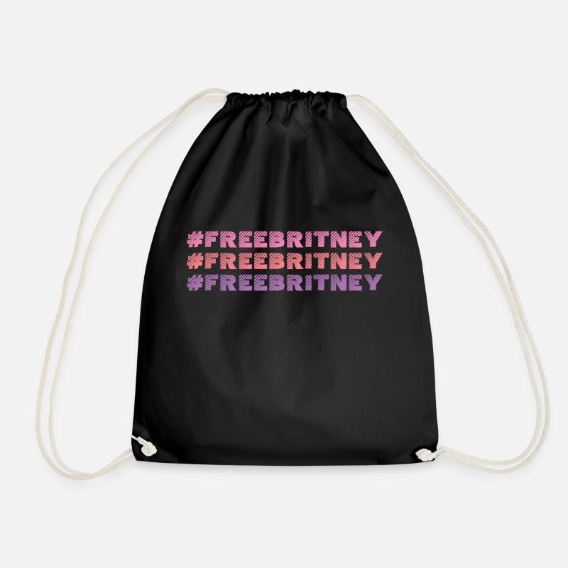 Kostenlose Britney - #FreeBritney - Turnbeutel - Schwarz