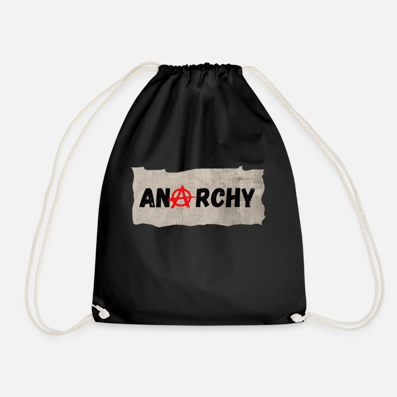 Anarchie - Turnbeutel - Schwarz
