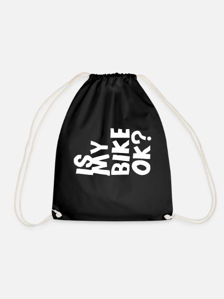 Is My Bike OK shirt for dirt bike and bike lovers - Turnbeutel - Schwarz