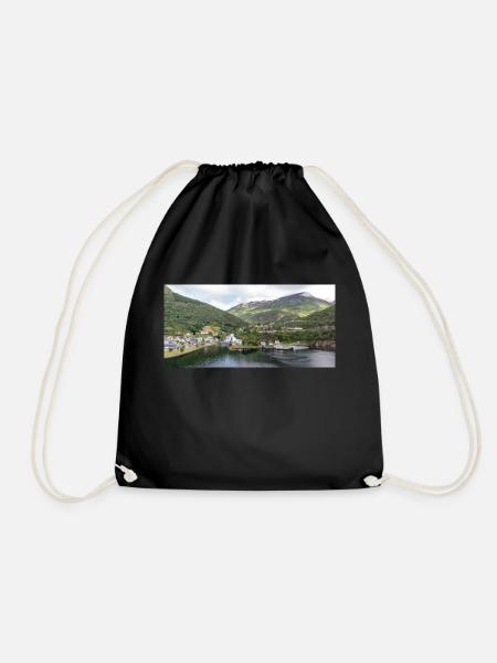 Hellesylt panorama vie - Sac de sport léger - noir