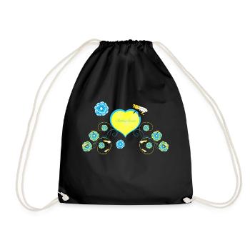 Abeille - Sac de sport léger - noir - Devant