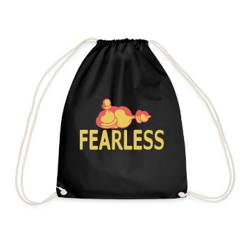 Fearless Awesome Cool Chess Piece T-Shirt - Sac de sport léger - noir - Devant