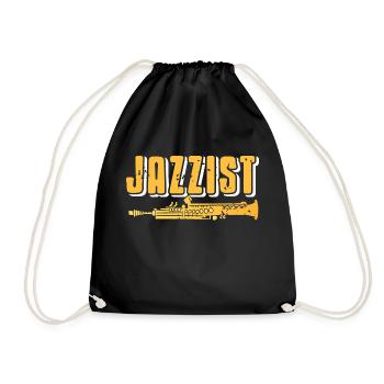 JAZZIST Retro Awesome Jazz Player & Lover T-Shirt - Sac de sport léger - noir - Devant