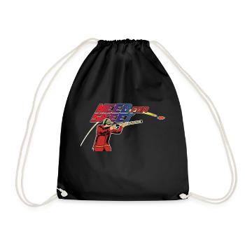 Need for Skeet transparent - Turnbeutel - Schwarz - Vorne